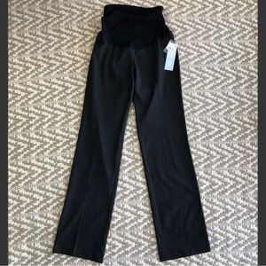 Motherhood Maternity straight leg pinstripe dress pants size small